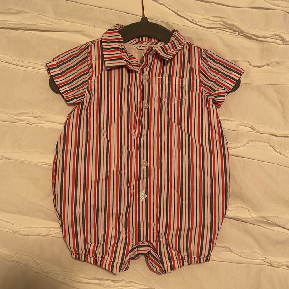Janie and Jack boys romper